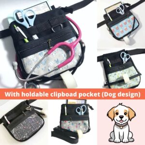 nurse bag dog clipboad pocket